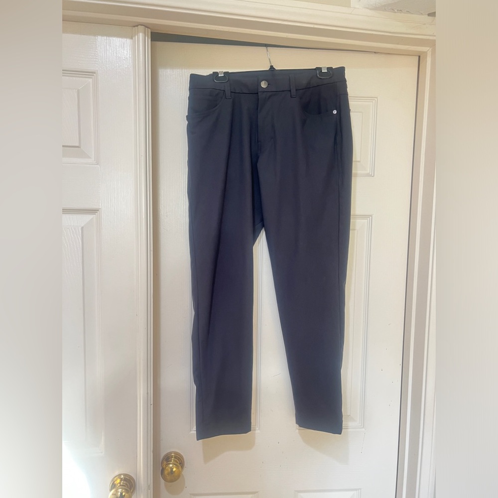 Lululemon ABC Classic Fit 5 Pocket Warpstreme Performance Pants Gray Sz 29